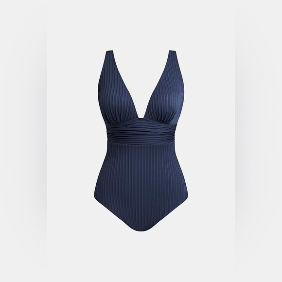 NWT Elegant Navy Blue Women's Swimsuit - Picture 4 of 9